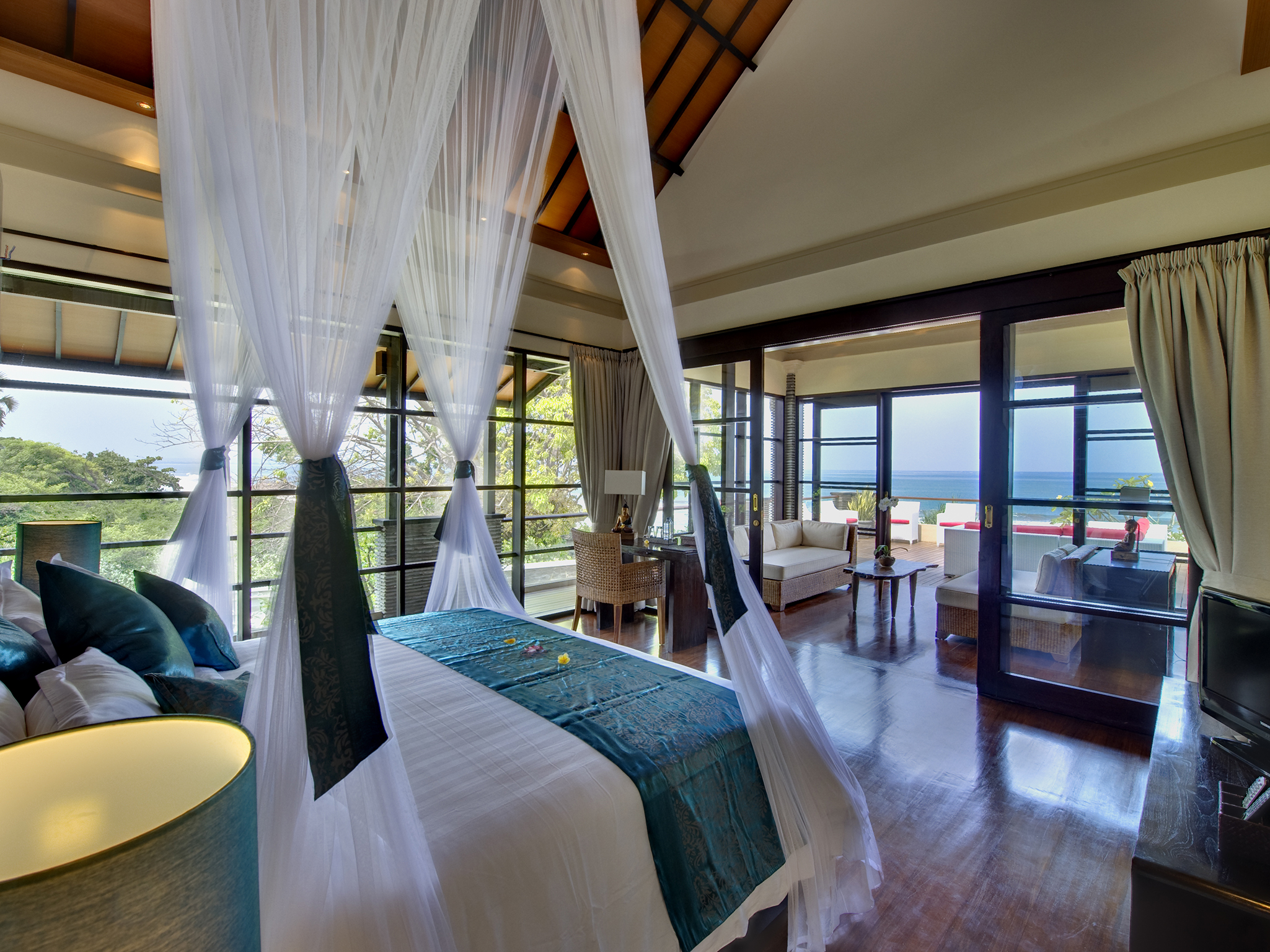Villa Lega - Ocean view from master bedroom - Villa LeGa, Seminyak, Bali